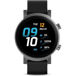 E3 Montre Connect&eacute;e Wear Os By Google Avec La Plate-Forme Qualcomm Snapdragon Wear 4100+ Double Syst&egrave;me Gps Int&eacute;gr&eacute; Surveillance De La Fr&eacute;quence Cardiaque Suivi Du Sommeil Gestion Du Stress - Neuf