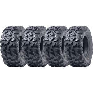 25x10.00R12 ATV Tyre 255/65R12 OBOR Vulture 6ply Road Legal 67J 307kg (Set of 4) - Neuf