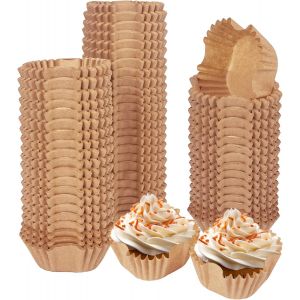 Lot De 200 Caissettes Carr&eacute;es Pour Muffins,Cupcakes,Sans Odeur,De Qualit&eacute; Alimentaire (Taille Standard) - Neuf