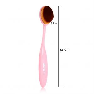 1 Brosse A Dents Professionnelle De Forme Ovale Pour Le Maquillage Et Les Soins Du Visage (Rose) - Neuf