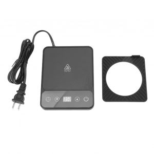 HJLIAN Chauffe-tasse electrique 9 modes, temperature constante, arret automatique, chauffage uniforme, pour bureau, prise americaine 110-120 V, noir - Neuf