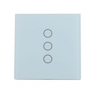 HJLIAN Interrupteur tactile intelligent pour rideau Wi-Fi, compatible avec telecommande de telephone portable (norme europeenne 110-240 V) - Neuf