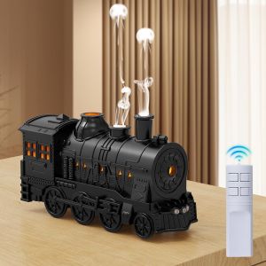 Diffuseur De Train Avec T&eacute;l&eacute;commande, Diffuseurs D'huiles Essentielles &Agrave; Vapeur De 300ml, Diffuseurs D'aromath&eacute;rapie, D&eacute;sodorisant, Humidificateur &Agrave; Brume Fra&icirc;che - Neuf