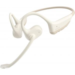 CPOD-Ow20B Casque Bluetooth Sans Fil Avec Micro,Antibruit Pour Les Appels,Connexion Multipoint Bluetooth5.3,15H Oreilles Libres Confort Écouteurs Sans Fil Pour La Conduite/Le Travail/Bureau,Beige - Neuf