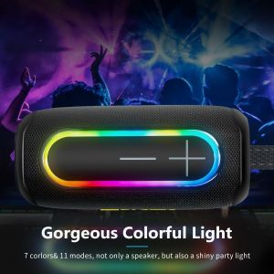 Enceinte Bluetooth Puissante &Eacute;tanche Autonomie 4H Connexion Dual TWS YONIS - Neuf