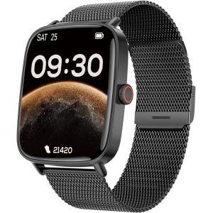 Montre Connect&eacute;e Femme, Montre De Sport Tendance, Montre Running Podometre, Montre Connect&eacute;e Sant&eacute;/Cardio/Sommeil, Smartwatch Compatible Android/Ios, R&eacute;pondre Appels, &Eacute;tanche Ip68, Noir - Neuf