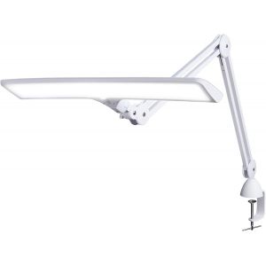 JEXNOVASHOP-Lampe de travail Lumi &iquest; 4000 lux, IRC 95+, 15W, variateur tactile 2 niveaux, lumi&egrave;re ultra-lumineuse id&eacute;ale pour dessin, artisanat, bureau &iquest; m&eacute;tal, Muticolore - Neuf