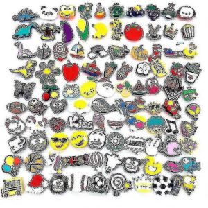 100 Pcs Diff&eacute;rents Breloques De Chaussures Pour Chaussure & Bracelet D&eacute;coration De Haute Qualit&eacute; - Neuf