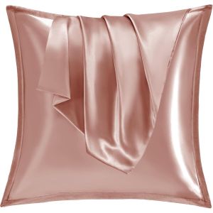 KJAKL-Taie Oreiller Satin 65x65 Lot de 2,pour Cheveux,Similaire Aux Taie d Oreiller en Soie,Housse de Coussin 65x65,Taies d'oreillers certifié Oeko-Tex Gold - Neuf