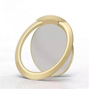Support De Prise De T&eacute;l&eacute;phone Portable En M&eacute;tal De Luxe Extr&ecirc;mement Fin,Support De T&eacute;l&eacute;phone Universel Magn&eacute;tique Pour Voiture,Accessoires,Anneau De Doigt.Gold. - Neuf