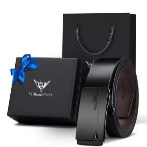 Les Hommes De La Haute-Fin D&eacute;contract&eacute; Polyvalent En Cuir Ceinture 130 Cm&iquest;Style 7&iquest; - Neuf