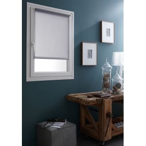 Store Enrouleur Tamisant Uni Fixation Sans Percer - Neuf