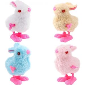 Pack de juguetes mecánicos saltarines, conejo mecánico, juguetes de Pascua para niños y niñas, regalos sorpresa para fiestas de Pascua. - Neuf