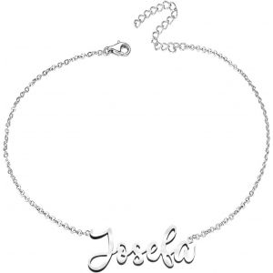 Eryi-Bracelet Pour Femme Avec Prénom En Acier Inoxydable - Pendentif Prénom Personnalisé Argenté Pour Femme - Cadeaux Personnalisés Pour Femme, Mère, Fille, Meilleure Amie - Neuf