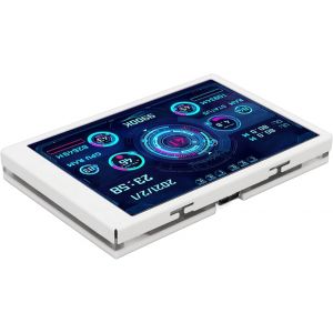 Loc-Écran De Panneau De Capteur Pc, Moniteur De Température D'Ordinateur Plug And Play Mini Écran 3,5 Pouces Pour Bureau (Blanc) - Neuf