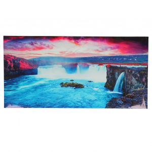 Hjlian Decoration D'aquarium Photo Canyon Cascade Style Personnalite Aquarium Autocollants Aquarium Fond Autocollants - Neuf