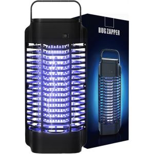 Lampe Anti Moustique Tueur D'Insectes Électrique 4200V Haute Puissance Répulsif Efficace, Convient Pour Intérieur Et Extérieur Pour Résistant À L'Eau Répulsif Mites Lampe Moustiques Lampe Anti-Mousti - Neuf