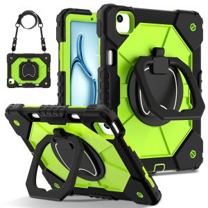 &Eacute;tui Antichoc Pour Tablette,Support Blind&eacute;,Pour Ipad Air 5 Air 6 A16 11e M3 Pro 11 12.9 13 10 Gen 10.5 10.2 9e 8e 6e 5e 9.7 Mini 7 6.Blackgreen.Ipad 10th 10.9 Inch - Neuf