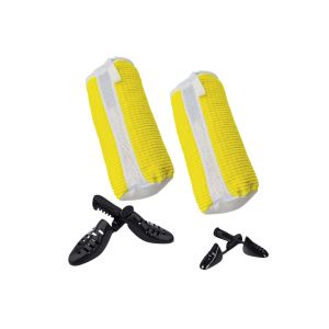 Sac de lavage r&eacute;utilisable pour chaussures (baskets et tennis), nettoyage &agrave; 360&deg;, velours chenille, lot de 2 - Neuf