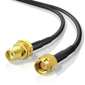 Câble Rallonge Sma Rg174 10M Rallonge Antenne Wifi Mâle Vers Femelle Câble D'Extension Sma Rf 50Ohm Pour 4G Lte, Routeur, Antenne Wifi/Gps/4G, Modem 5G, Radio Ham, Sdr, Etc(1 Pièce) - Neuf