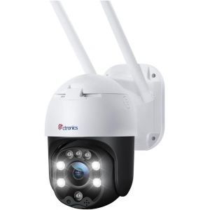 CHECARZHN--NO1-Caméra De Surveillance Wifi Extérieure Ip Caméra 1080P Détection De Mouvements Humaine Suivi Automatique 355° 90°Audio Bidirectionnel Etanche Ip66 Vision Nocturne En Couleur - Neuf