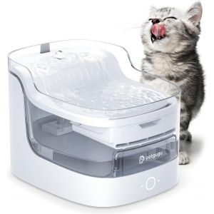 Fontaine A Eau Chat Distributeur Eau Chat Automatique Fontaine A Eau Chien 2l Filtre À 8 Couches Contrôle App Ultra Silencieux Pompe Sans Fil 2.4g - Neuf