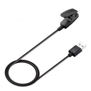 Meilleures offres montre intelligente pince de charge USB c&acirc;ble chargeur Portable c&acirc;ble de donn&eacute;es pour Garmin Vivomove HR/approche S20/ Forerunner 735 - Black - SJX0309C01055 - Neuf
