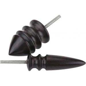 2 Pc En Cuir Peintre En Cuir Pointu Burnisher Cuir Lisser Outil,Outil De Tournage En Cuir Burnisher Bord,Perceuse,Perceuse À Main,Tour - Neuf
