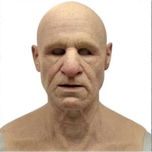 Latex Homme Visage Couverture Mâle Déguisement Cosplay Halloween Fête Prop-A - Neuf