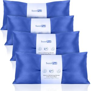 Jgd-Suzzipad Lot De 4 Oreillers Pour Les Yeux &Agrave; La Lavande Pour La Relaxation Avec Aromath&eacute;rapie, Masque Lest&eacute; Pour Le Sommeil, La M&eacute;ditation, La Compresse Des Yeux Chauds Et Froids Pour Les Yeux Sec - Neuf