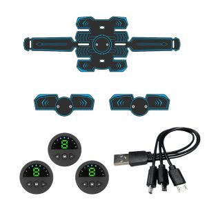 Appareil D'&eacute;lectrostimulation Abdominale, Ceinture De Renforcement Musculaire Abdominal, &Eacute;quipement De Fitness, Patch Pour Muscles Abdominaux, D - Neuf