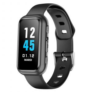 Bracelet Enregistreur Vocal 8Go Dictaphone HD avec R&eacute;duction du Bruit Noir - Neuf