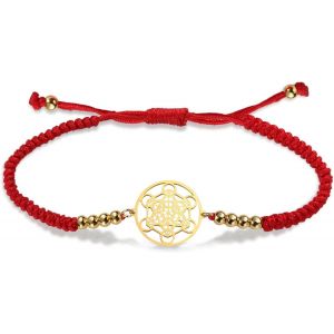 Eryi-Bracelet Cube De Metatron Pour Femmes Hommes Géométrie Sacrée Sceau De Archange Ange En Acier Inoxydable Réglable Coloré Perlé Tressé Bracelets Amulette Bijoux - Neuf