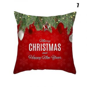 45x45cm Thème De Noël Imprimé Taie D'oreiller Coussin De Noël Protecteur - Neuf
