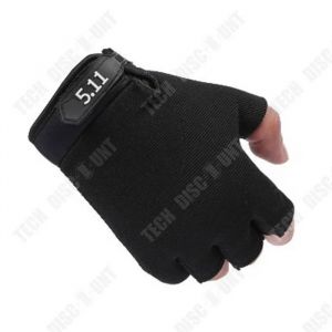 Td Gants De Cyclisme 10cm Gant De Sport Gants Antid&eacute;rapants Porosit&eacute; Gants Demi-Doigts V&eacute;lo Gants Demi-Doigts Pour L'ext&eacute;rieur Noir - Neuf