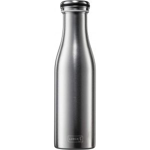 240229 Bouteille Isotherme Pour Boissons Chaudes Et Froides En Acier Inoxydable Sablé 0,5 L - Neuf