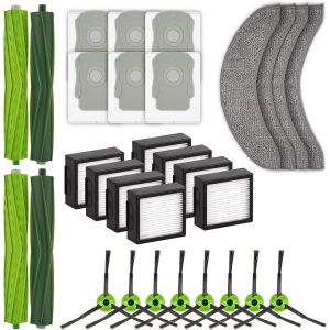 Combo J7+ Lot De 30 Pièces De Rechange Compatibles Avec Irobot Roomba Combo J7+, Comboj9+, Combo 10 Max, 2 Ensembles De Brosses À Rouleau, 4 Serpillères, 8 Filtres Hepa, 6 Sacs À P[SSE7114532] - Neuf