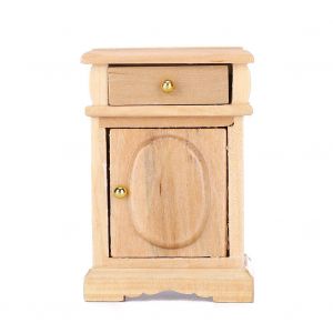Mini Armoire Pour Maison De Poupee 1:12, Meubles De Chambre A Coucher, Accessoires De Decoration En Bois Pour Maison De Poupee, Mini Armoire - Neuf