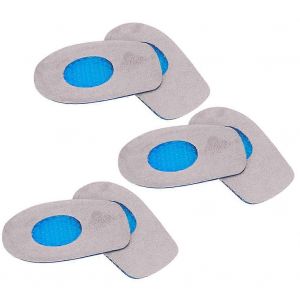 3pair Insert Talon Semelle Int&eacute;rieure Chaussure Lift Foot Soin Pad Amortissement Antalgic Soft Silicone Femmes Heel Pad - Neuf