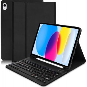 Coque Clavier pour iPad 10eme Generation 10.9" 2022/ (A16) 11eme Generation 11'' 2025- Coque Clavier Amovible sans Fil pour iPad 2022 10e génération/2025 11e génération -Noir - Neuf