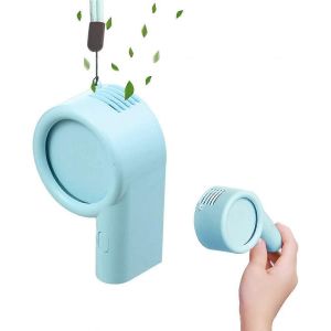Collier personnel Ventilateur portable,Mini ventilateur portable3 vitesses réglables,Ventilateur de bureau rechargeable USB - Neuf