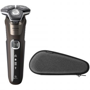 Philips Shaver Series 5000 S5886/30 Rasoir Pour Homme Rasoir Rotatif Tondeuse Noir Et Marron - Neuf