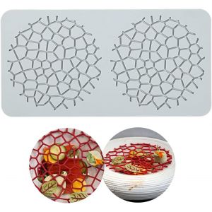 Tianyi-Tapis De Moule De Dentelle De G&acirc;teau, Silicone Moule Tapis De Fondant G&acirc;teau De Dentelle, Moule &Agrave; Impression &Agrave; G&acirc;teau, D&eacute;coration De G&acirc;teau Comestible De Moule D'artisanat De Sucre, 2 Trous Gr - Neuf