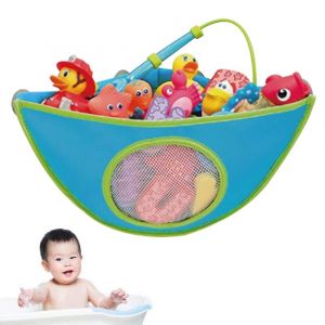 Organisateur De Jouets De Bain Triangulaire Avec Ventouses Puissantes - Rangement &Eacute;tanche Pour Jouets Et Accessoires De Salle De Bain Pour Enfants - Neuf