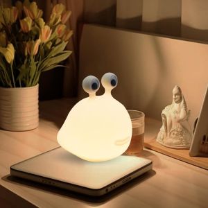 Veilleuse Enfant, Mignon Veilleuse Morveuse, Veilleuse Enfant Silicone Tactile, Lampe De Chevet Portable Rechargeable Par Usb, Lumi&egrave;re R&eacute;glable Veilleuse B&eacute;b&eacute; Pour Chambre &Agrave; Coucher D&eacute;coration - Neuf
