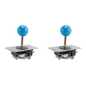 2x 5pin Arcade Joystick 4/8 Way Fighting Stick Pi&egrave;ces De Rechange Pour Jeu Arcade Diy Joystick(B) - Neuf