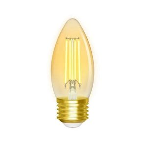 Ampoule &Agrave; Filament Intelligente Wifi Aigostar E27 C35 4,5w Ambre - Neuf