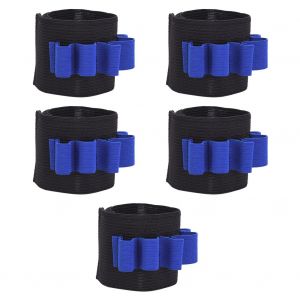 Lot De 5 Balles Souples Eva, Sangles De Poignet Tactiques Bleues, Accessoires, Equipement De Rangement Pour Jeunes - Neuf