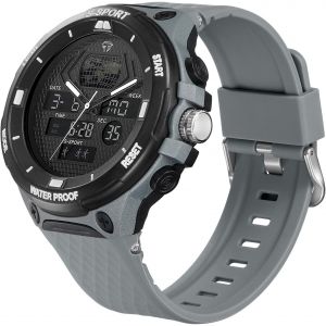Eryi-Montre Homme Digitale Militaire Sport Led Etanche Chronomètre Montres Bracelet Silicone Alarme Calendrier - Neuf