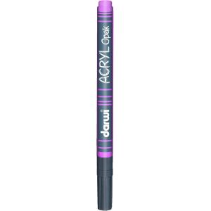 Un Marqueur Pointe Fine 1 Mm - Peinture Acrylique Opaque - Lilas Clair - 3 Ml - Multi-Surfaces - Loisirs Créatifs - Activité Manuelle - Bricolage - Darwi Acryl Opak - Neuf